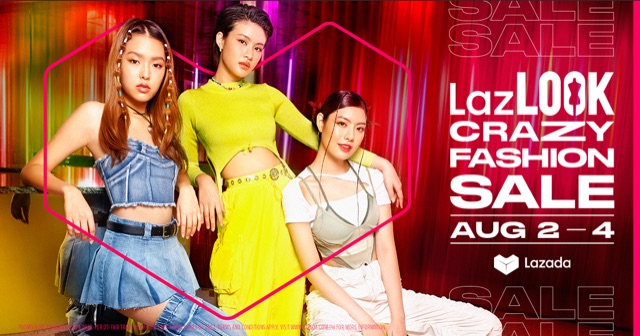 Lazada brings you the best stylish deals with the LazLook Crazy Fashion Sale this August 2-4