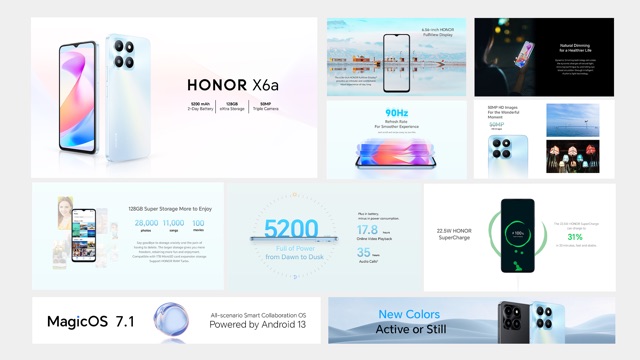 HONOR Sets New Standard with HONOR X6a, priced at only Php 6,990 
