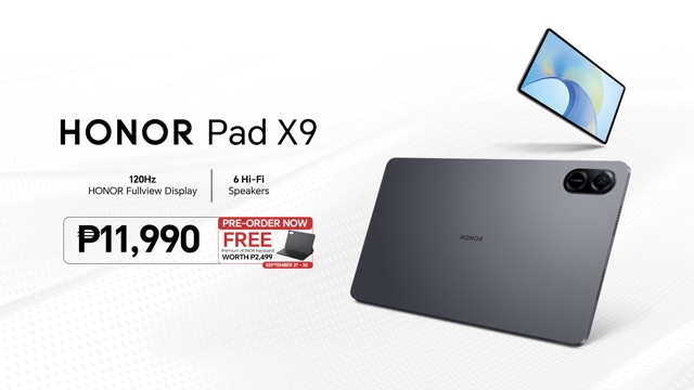 HONOR Raises the Bar for All-rounder Tablet with the New HONOR Pad X9 for only Php 11,990 