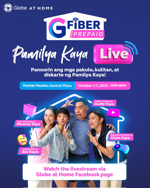 Globe GFiber Prepaid Pamilya Kaya Live House now open