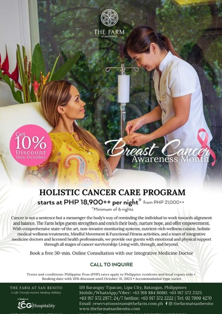 The Farm at San Benito Elevates Fight Against Breast Cancer, Pioneering a Holistic Path to Wellness