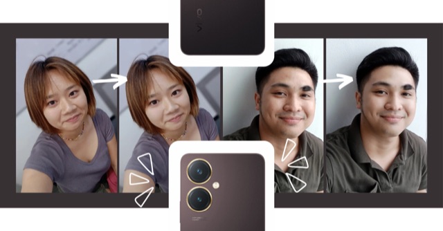 BGC office fashionista Gen Zs, Millennials try vivo Y27's AI Face Beauty Camera