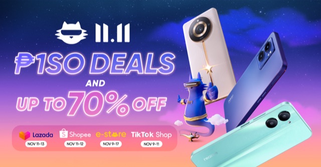 1 PESO DEAL: realme announces biggest sale yet this 11.11