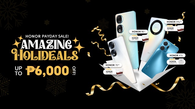 Get Amazing Deals and Save Up to Php 6,000 on HONOR gadgets this Payday Sale! 