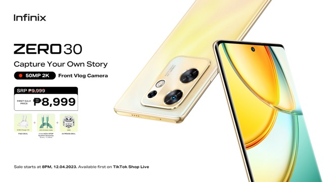 Infinix Launches ZERO 30, 50MP Front Vlog Camera Phone with 3D Curved AMOLED under 10K pesos