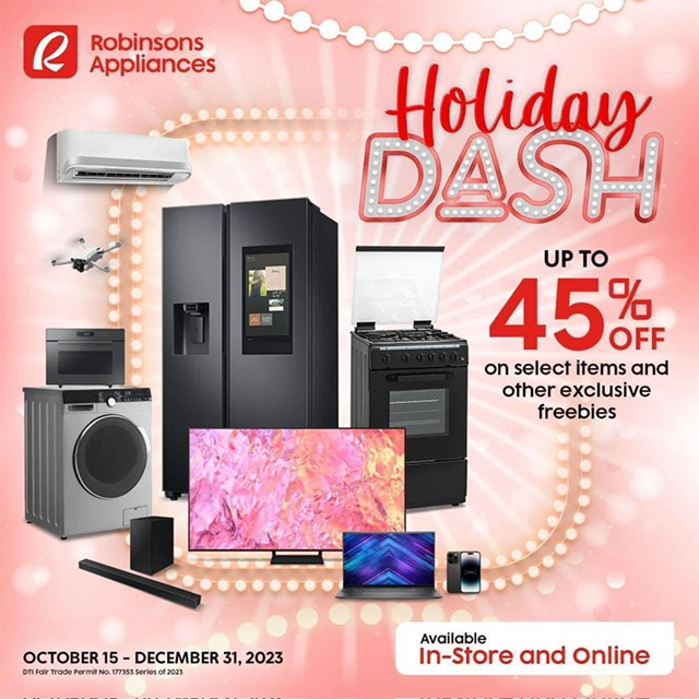 Robinsons Appliances' Holiday Dash Unwraps Unbeatable Deals and Jolly Delights