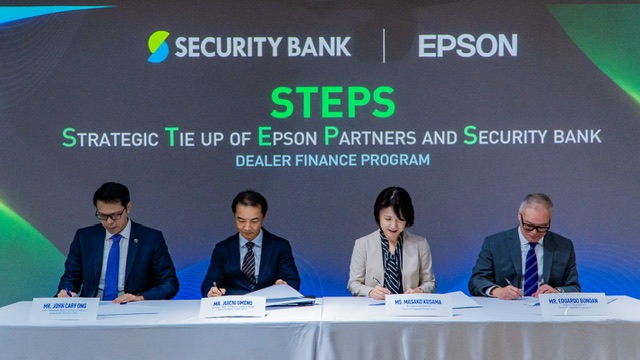 Epson Philippines partners with Security Bank to launch STEPS Dealer Finance Program