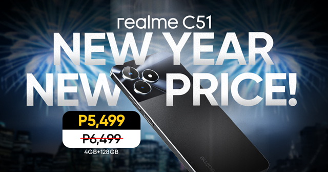 New year, new price: The realme C51 is now only P5,499