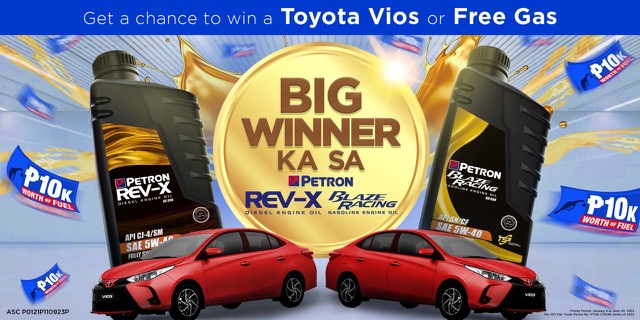 ‘Big Winner Ka Sa Petron’ Engine Oils Promo