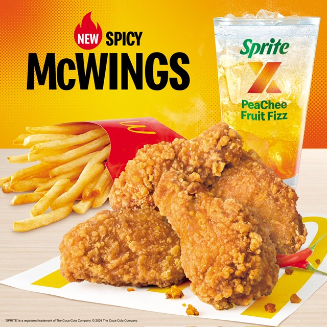 Coming in hot & fresh! McDonald’s now has NEW Spicy McWings