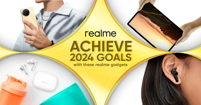 Achieve 2024 goals with realme 11 and other cool gadgets from realme 