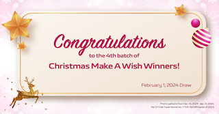 Wrapping up holidays with vivo's last draw of Christmas Make A Wish promo