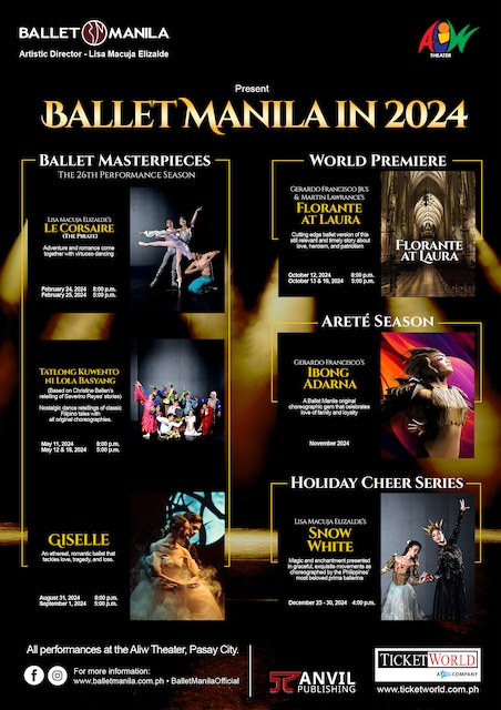 Well-loved masterpieces and magical Filipino stories come to life in Ballet Manila’s 26th Performance Season