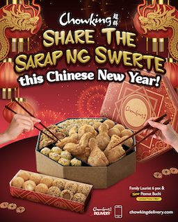 Share the Sarap ng Swerte this Year of the Wood Dragon with Chowking’s Family Lauriat & NEW Peanut Buchi