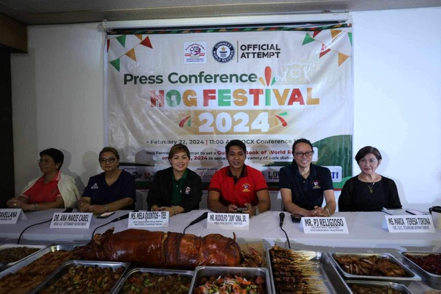 LOCAL HOG FARMERS VIE FOR ‘MOST NUMBER OF PORK DISHES’ WORLD RECORD