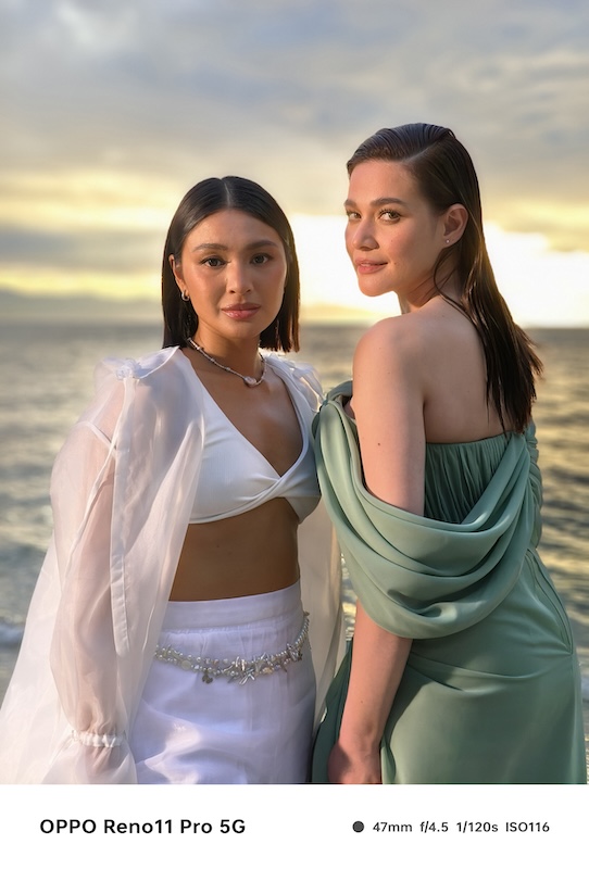 Nadine Lustre and Bea Alonzo feature in behind-the-scenes film of  OPPO’s nature-inspired Reno11 Series 5G TVC