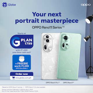 Globe Postpaid showcases new OPPO Reno11 Series 5G