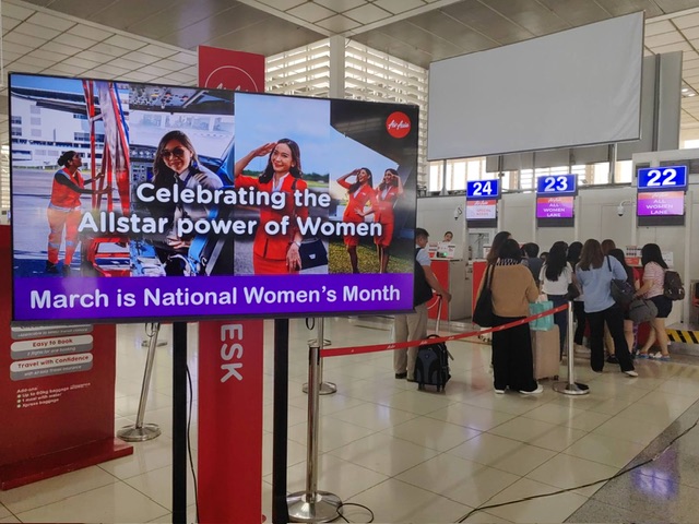 Celebrating the Allstar Power of Women AirAsia Philippines mounts all female flight; launches All Women Lane 