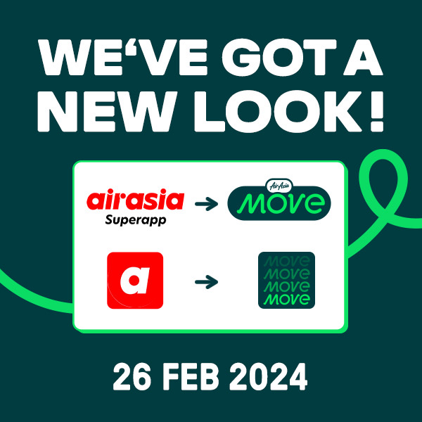 AirAsia MOVE debuts with refreshed app look, taking a bold first step in its ongoing transformative journey