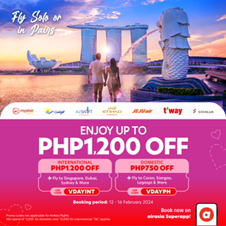 AirAsia Superapp features “Fly in Pairs” Deals for a Limited Time this Valentine’s Celebration 