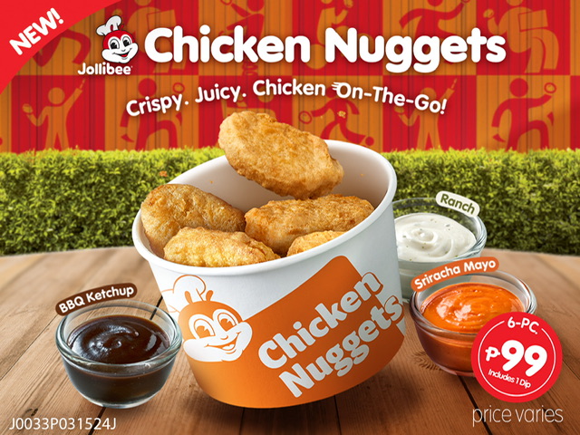 Three reasons to love the NEW Chicken On-The-Go, Jollibee Chicken Nuggets! 