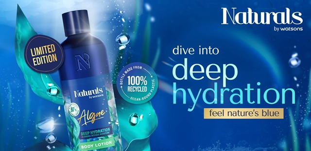 Natural Ingredients, Powerful Results: Watsons Fights Against Ocean Plastic Waste Through Naturals by Watsons’ Blue Beauty Range
