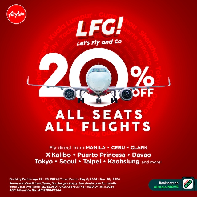 AirAsia Philippines keeps airfares reasonably low amidst Level 6 Fuel Surcharge  