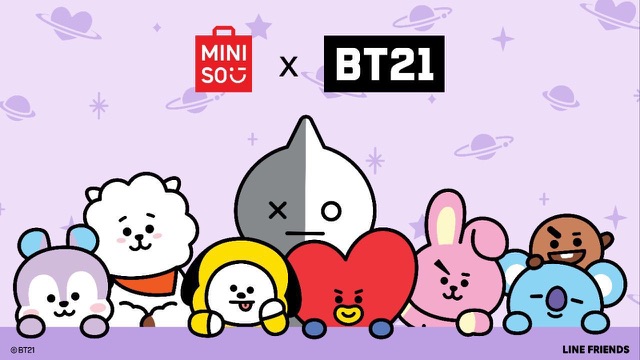 MINISO IP Character Zone launches its BT21 Collection