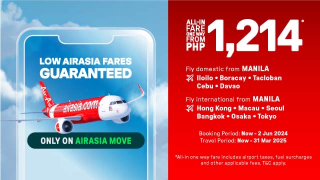 AirAsia MOVE Introduces “Guaranteed Low Fares” on AirAsia Domestic and International Flights