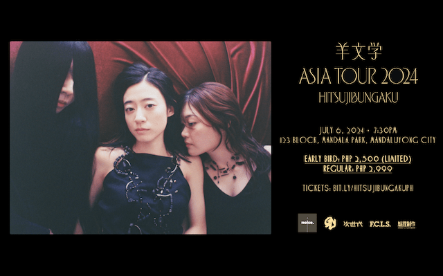 Japanese alt-rock band Hitsujibungaku to perform in Manila for the first time in July 2024!