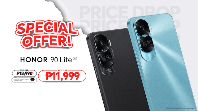 Limited Time Offer: Save Php 1,000 and Grab a FREE Bluetooth Speaker with the HONOR 90 Lite 5G! 