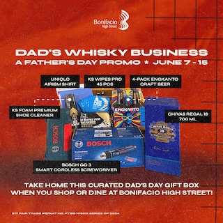 Toast to all Dads with an Exclusive Father’s Day Curated Gift Box at Bonifacio High Street!