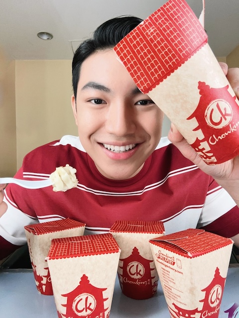 Darren Espanto Can't Resist Chowking's Siomai Chao Fan