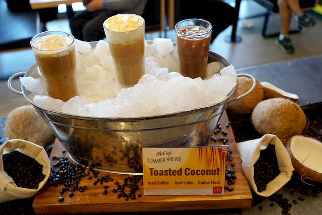 Drive to a cool summer at McDonald's with the new McCafé Iced Coffee!