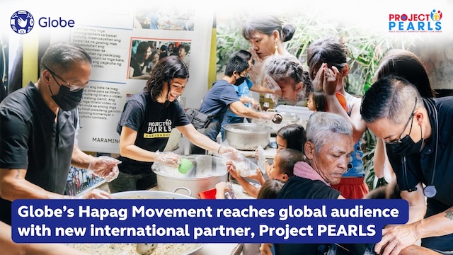 Globe's Hapag Movement reaches global audience with new international partner Project PEARLS