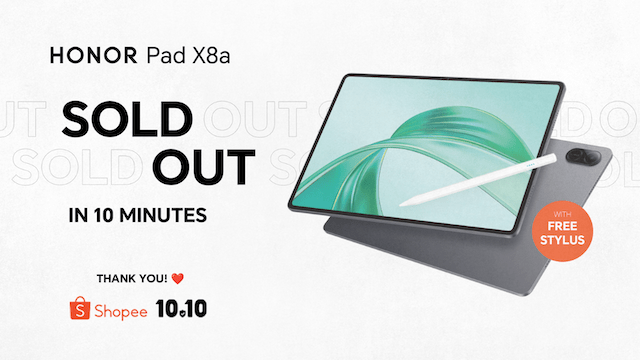 HONOR Pad X8a with FREE Stylus Pen is SOLD OUT in Just 10 minutes!