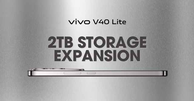 vivo V40 Lite now offers up to 2TB storage expansion
