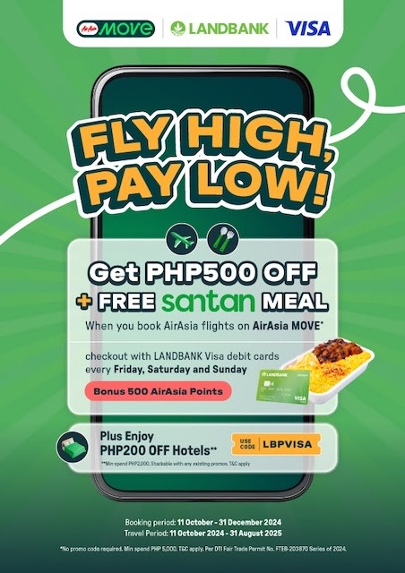 AirAsia MOVE Partners with Landbank and VISA to Offer Affordable Travel Options for Debit Cardholders