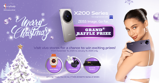 Join ‘Merry vivo Christmas’ Raffle Promo to win vivo X200 Pro