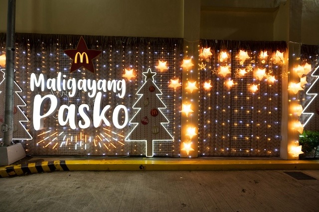 Love ko ang Pasko, Love ko ang McDonald’s! 