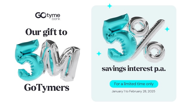 GoTyme Bank Marks Year 2 with 5 Million Users