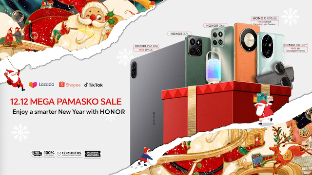 Up to 80% Off HONOR Gadgets, 0% Interest on Installment this 12.12 Mega Pamasko Sale