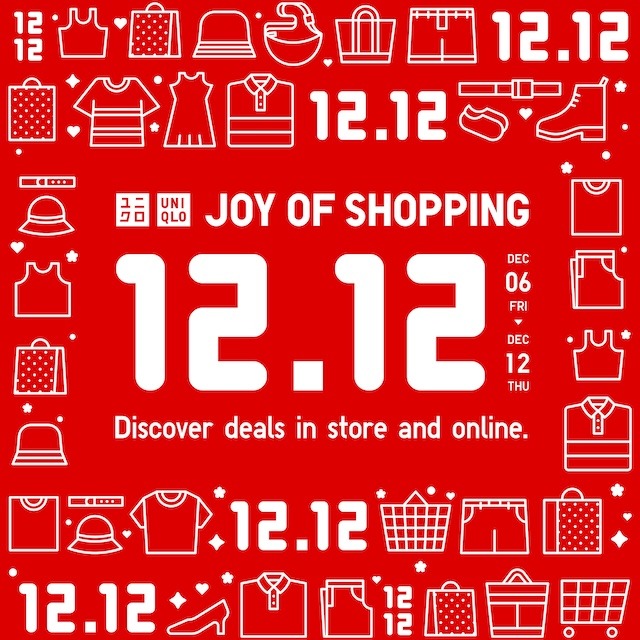 12.12 Joy of Shopping: Discover Unique UNIQLO Deals In-store and Online