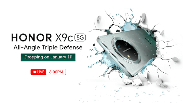 HONOR X9c 5G is Coming on January 10 but Can It Survive a 500FT Drop Test?