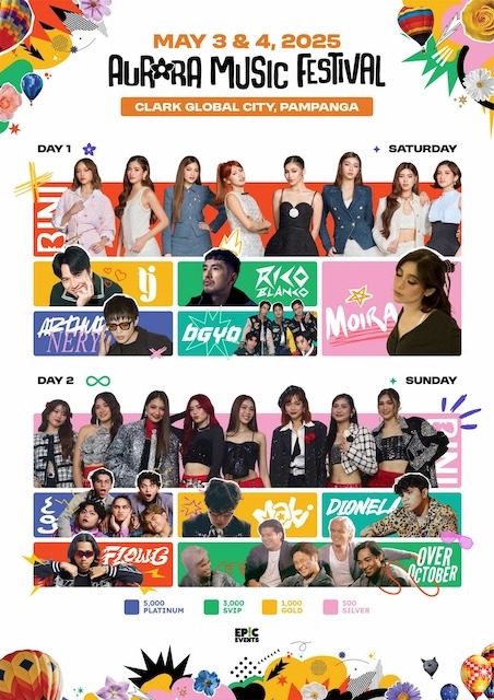 BINI Headlines Aurora Music Festival Clark 2025