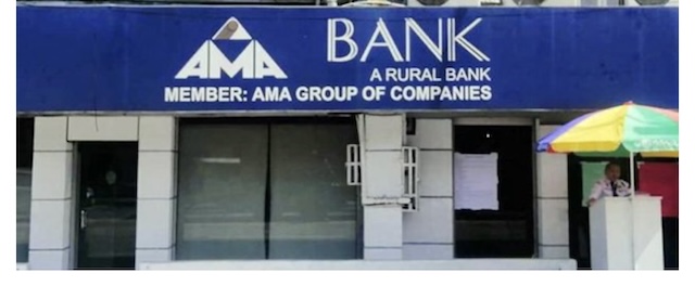 AMA Bank Seeks Clarification from BSP Following Contradictory Statements on Reopening and Depositor Payments