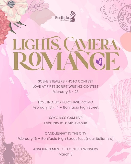 Lights, Camera, Romance! Love Takes Center Stage at BGC’s Valentine’s Month Celebration