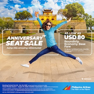 Fly High for Less with PAL’s Anniversary Seat Sale From Feb. 28 to March 20
