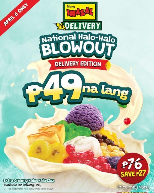 Mang Inasal listens to customers and launches National Halo-Halo Blowout delivery edition