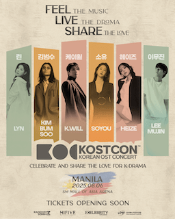 KOSTCON 2025: A Night of Iconic K-Drama OSTs in Manila